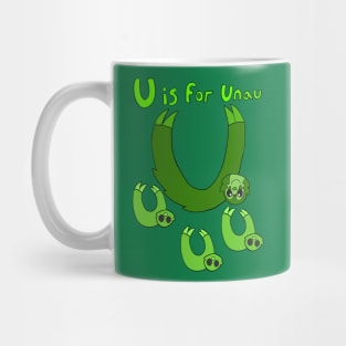 U is for Unau Mug